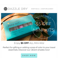 Dazzle Dry email thumbnail