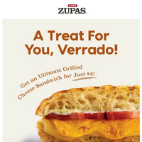 Cafe Zupas email thumbnail