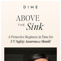 DIME Beauty email thumbnail