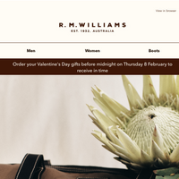 R.M.Williams Australia email thumbnail