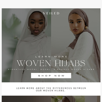 Veiled Collection email thumbnail