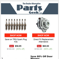 Parts Geek email thumbnail