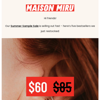 Maison Miru email thumbnail