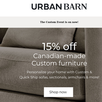 Urban Barn email thumbnail