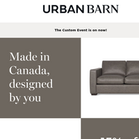 Urban Barn email thumbnail