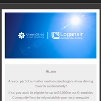 Loganair email thumbnail