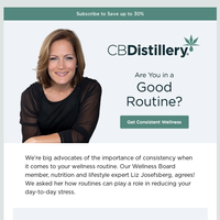 The CBDistillery email thumbnail