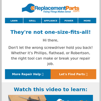 eReplacementParts email thumbnail