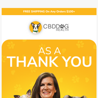 CBD Dog Health email thumbnail