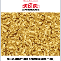 Nutrition Warehouse email thumbnail