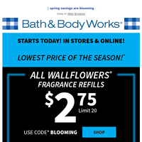 Bath and Body Works email thumbnail