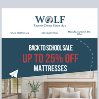 Wolf Mattress email thumbnail