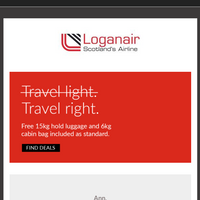 Loganair email thumbnail