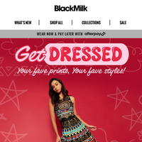 Black Milk Clothing email thumbnail