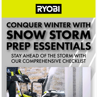 RYOBI Tools email thumbnail