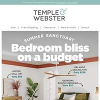 Temple & Webster email thumbnail