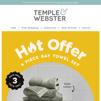 Temple & Webster email thumbnail