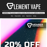 Element Vape email thumbnail