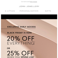 Joma Jewellery email thumbnail