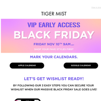 Tiger Mist email thumbnail