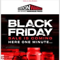 Nutrition Warehouse email thumbnail