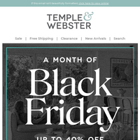 Temple & Webster email thumbnail