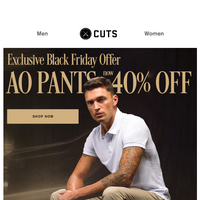 Cuts Clothing email thumbnail