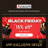 Aosom UK email thumbnail