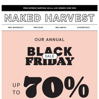 Naked Harvest Supplements email thumbnail