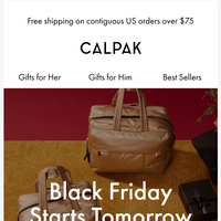 CALPAK email thumbnail