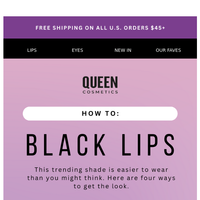 Queen Cosmetics email thumbnail