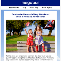 Megabus email thumbnail