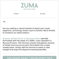 Zuma Nutrition email thumbnail