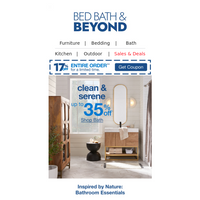 Bed Bath and Beyond email thumbnail