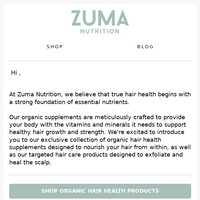 Zuma Nutrition email thumbnail