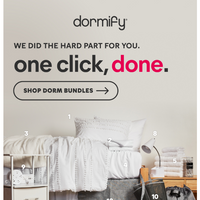 Dormify email thumbnail