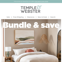 Temple & Webster email thumbnail