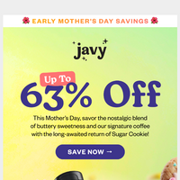 Javy Coffee email thumbnail