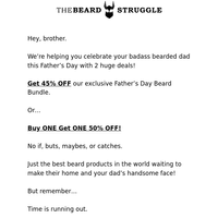 The Beard Struggle email thumbnail