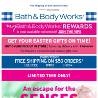 Bath and Body Works email thumbnail