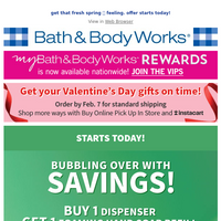 Bath and Body Works email thumbnail