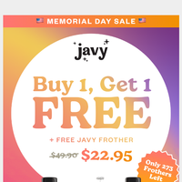 Javy Coffee email thumbnail