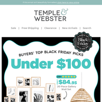 Temple & Webster email thumbnail