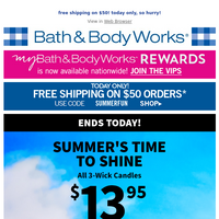 Bath and Body Works email thumbnail