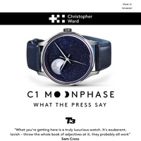 Christopher Ward UK email thumbnail