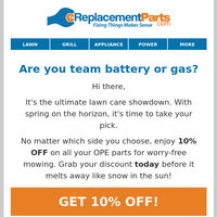 eReplacementParts email thumbnail