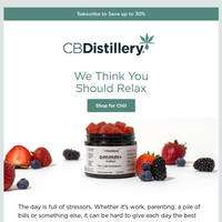 The CBDistillery email thumbnail