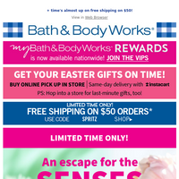 Bath and Body Works email thumbnail