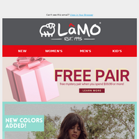 Lamo Footwear email thumbnail