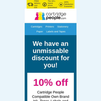 Cartridge People email thumbnail